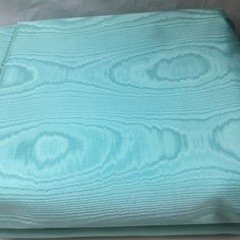 Moire’ Sewing fabric New 2 PCs Total 10 1/4 Yards By 50” Turquoise Taffeta