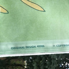 Vintage Fabric Texoprint The Netherlands modernist floral 1 yard scotchguard