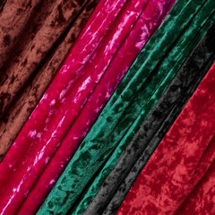 Stretch Crushed Velvet 62″ Fabric By The Yard