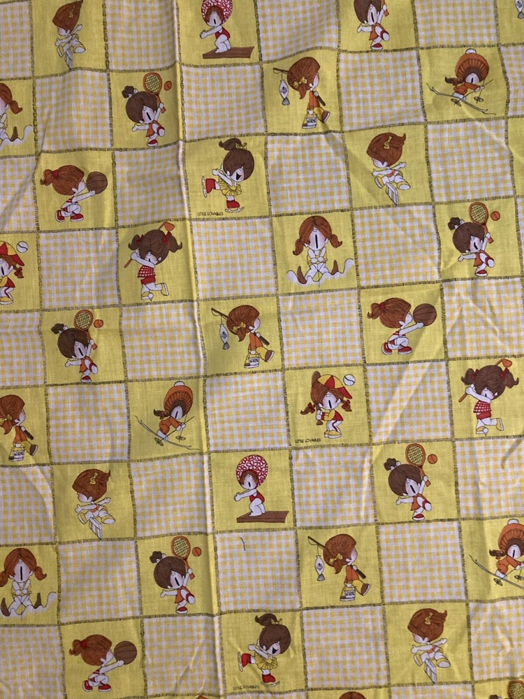 Vtg Rare Little Lovables by Princess Fabrics Drawing Board Greeting Cards Inc.