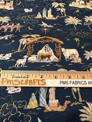 MODA 2026 Christmas Silent Night per yard 100% cotton fabric 36 x 44 Nativity 12