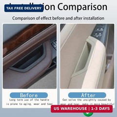Car Door Handle Covers Fit for BMW X3 F25 2011-2017, X4 F26 2014-2018 Interior D