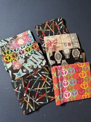 8 Funky Fat Quarters (22×18) Cotton Quilting Fabric Bundle, NEW