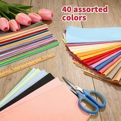 40 PCS Solid Color Cotton Fabric Quilting Patchwork Precut 20×20 Inch Square