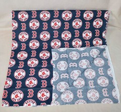 Boston Red Sox ~ Logo Pattern MLB Cotton Fabric 1/4 Yard 9” X 56”