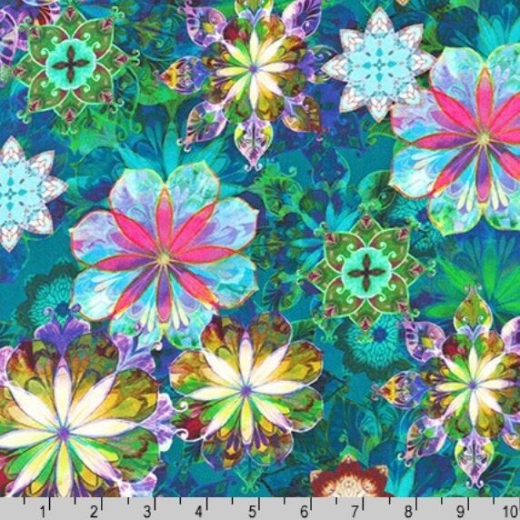 108″ Wide Cotton Venice Wide Sateen Teal Extrawide Combed Fabric by Yard D263.32