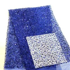 130cm Sparkling Sequin Beaded Lace Mesh Fabric For Wedding Dress Sewing DIY Trim