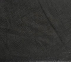 Black Vegan Leather Faux Fur Knit Fabric By the Yard [ Jacket]