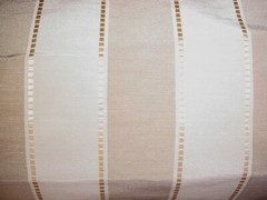 11-1/4 Brunschwig & Fils BF10016 Aubrey Taupe Silk Cafe Stripe Upholstery Fabric