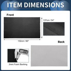Headliner Fabric 54″ l x 60″ W for Car Truck RV SUV Automotive Interior Trim DIY