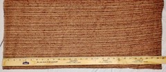 5.8 yards Orange, Brown, Redish Woven Textured Upholstery Fabric