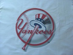 2 NEW YORK YANKEES BASEBALL LOGO 18X18 SEWING BLOCK QUILTING SQUARE REDBIRDS