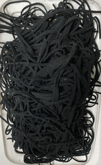 Black -Cut Size #4 100% Wool Fabric for Rug Hooking