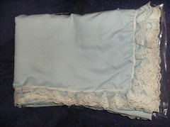 VINTAGE NEW MINT GREEN FABRIC 65 W x 2-1/3 YD STRETCH KNIT WASH & DRY