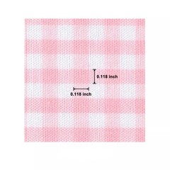 80Pcs 5×5 inch Gingham Cotton Fabric Squares, Plaid Charm Packs for Quilting …