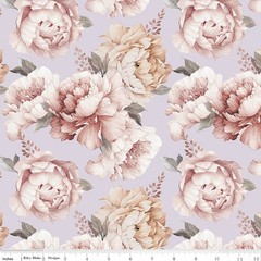 3 Yards Long, Renew Purple Floral ~ 108″ Wide Quilt Backing Width By Riley Blake