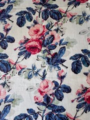 Ralph Lauren Alabama Floral Americana Fabric Remnant 24”x 34″