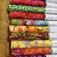 25 Kaffe Fassett Collective Fat Quarters In Cigar Rolls.