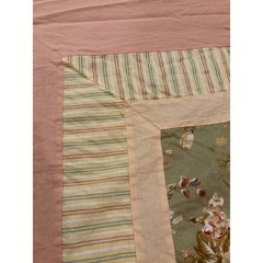 Cottage chic quilt top | unfinished quilt top