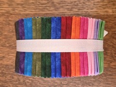Jelly Roll 2.5 Inch Strips Springs Creative – Solid/Plain 100% Cotton