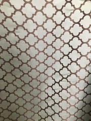 STONE BLUE BROWN Trellis Brocade Upholstery Drapery Fabric (54 in.) Sold BTY