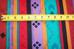NEW, Cranston Colorful Print is very vibrant and 44 inches wide