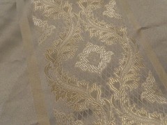 Damask Jacquard Champagne, Gold Brocade Chair, Upholstery Fabric 112”L x 116″W