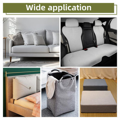 2Pcs Self-Adhesive Linen Fabric Patches, Quick Repair for Sofas, Tents, Car Seat