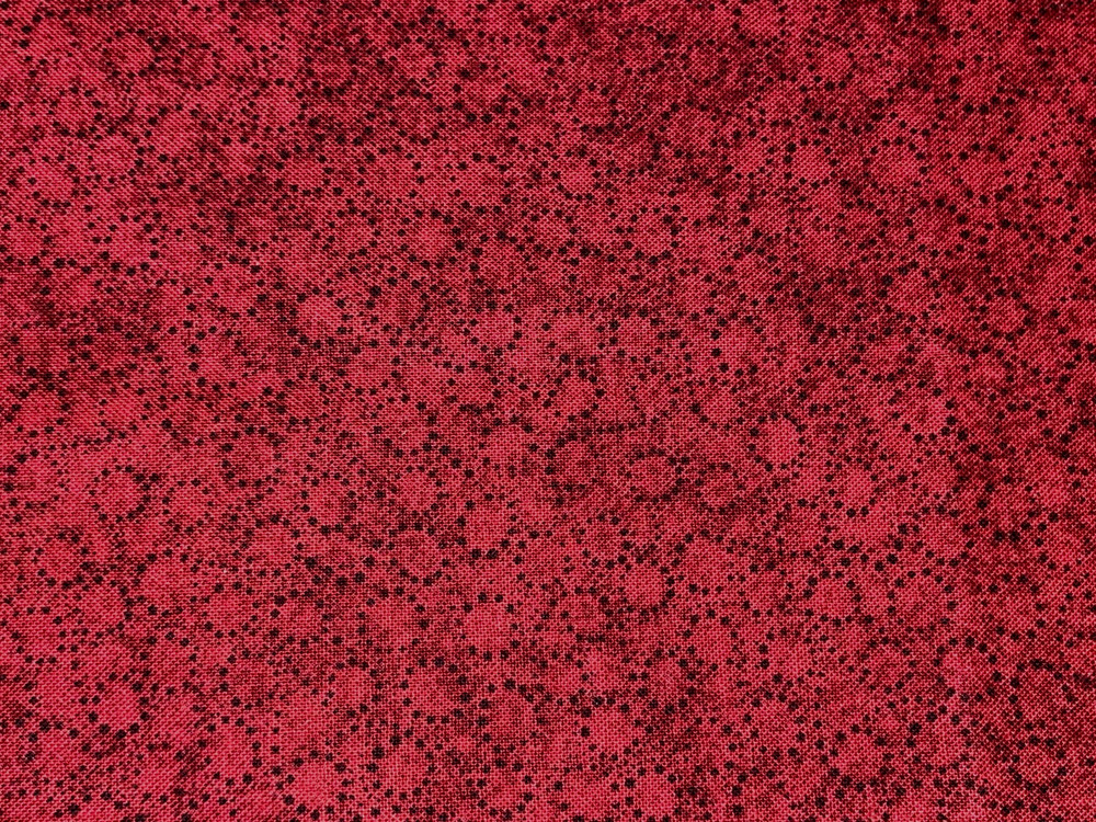 By 1/2 Yd Dark Red Blender Vintage Debbie Mumm for SSI Cotton Quilt Fabric BTHY