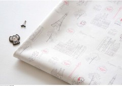 Disney Aristocats Marie in Paris Fabric made in Korea by the Half Yard