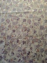 Jacquard Tapestry Drapery Fabric Roses Mauve Pink Gold 40″ Long x 56″ Wide