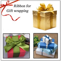 ATRBB 3/8 Inch Olive Green Satin Ribbon, 50 Yards Solid Fabric Ribbon for Gift W