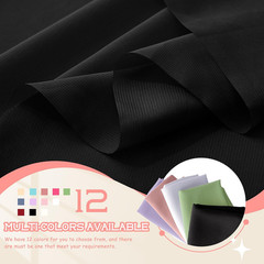 Black Chiffon Fabric by the Yard, 1 Yard, 60 Inch | Pure Polyester Chiffon, Pre-