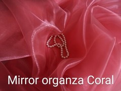 Mirror Organza 15 colors 59″, by the yard. Shinny organza. Swatches available.