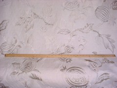2-7/8Y Lee Jofa 2012124 Brimham Bisque Embroidered Jacobean Upholstery Fabric
