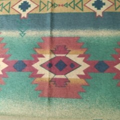 Cone Mills Chamois Flannel Fabric Southwestern Aztec Native Rare 59″ W x 72″ L
