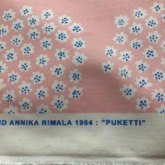 marimekko fabric Puketti Back side PVC-coated 150x100cm/1.64×1.09yd Cotton