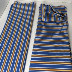NWOT- 1.5 Yds X 2 Bundle- Swimwear Fabric 4-Way Stretch Muti Color 48”w