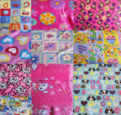 58″ Novelty Prints Collection Polyester Fleece Fabric by the Yard