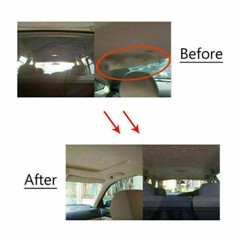 Suede Headliner Fabric Foam Back Upholstery Sag/Rips/Stains Replace 96″x60″ Gray