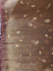Gold Mesh Fabric w/Dots Shimmery Translucent Backdrop Craft 42″x9ft NEW