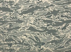 ABU TIGER STRIPE MILITARY CORDURA 500D NYLON WATERPROOF COATED DWR FABRIC 60″ W