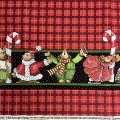 Daisy Kingdom Celebrate Your Socks Off Double Border Cotton by the 39″ L x 60″ W