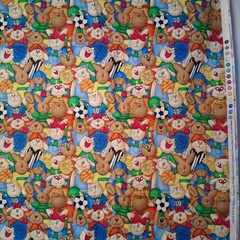 Jellybean Junction School Time Fabric Material Animals Sports Referee Sewing 55″
