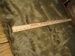 Bianna Creations Faux Fur Fabric Ultra Soft Deluxe Plush Shaggy 36″ x 32″ NEW