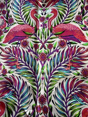 1/2 Yard DAYDREAMER PRETTY Tula Pink FLAMINGOS Cotton Quilt Fabric FLORAL OOP