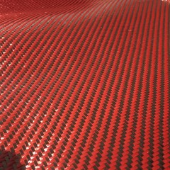 Carbon Fiber Cloth Roll 4.9ft x 12 Inch 2×2 Twill Weave 3k/220g Repair Red