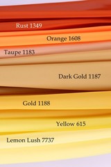 Yellow Chiffon Fabric by the Yard, Sheer Polyester Chiffon for Event Decor