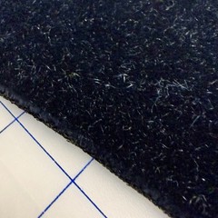 Fabric By The Yard Midnight Blue Mohair Velvet Lustrous Sheen 51” See Descriptio