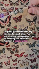 🦋 Premium European Butterfly Gobelin Fabric – Sold by the Yard 🦋